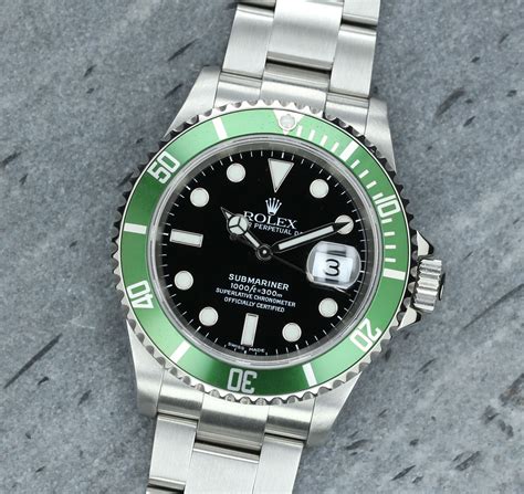 rolex submariner cadran vert|Rolex Submariner acier oyster.